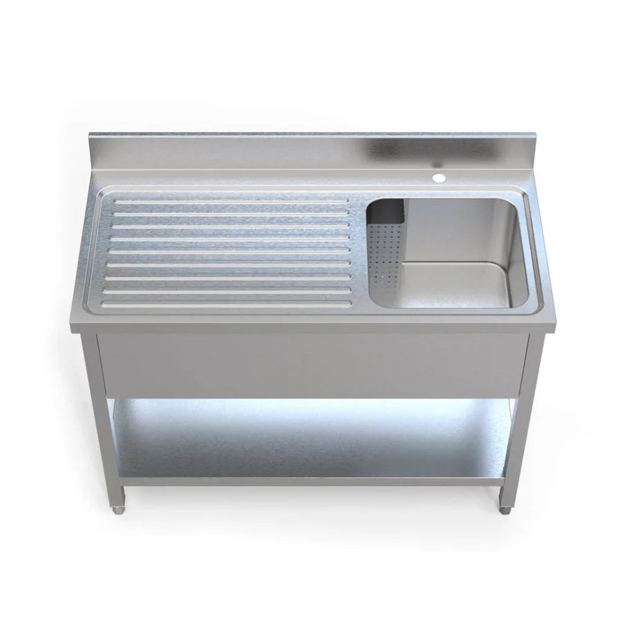 Washing Sink Single Bowl With Space