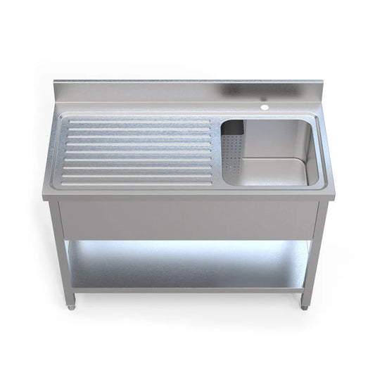 Washing Sink Single Bowl With Space